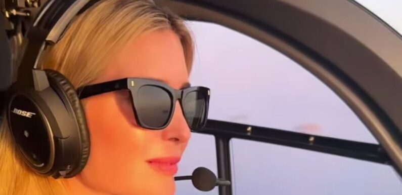 Ivanka Trump is the ‘best dressed pilot’ as she takes flight in helicopter