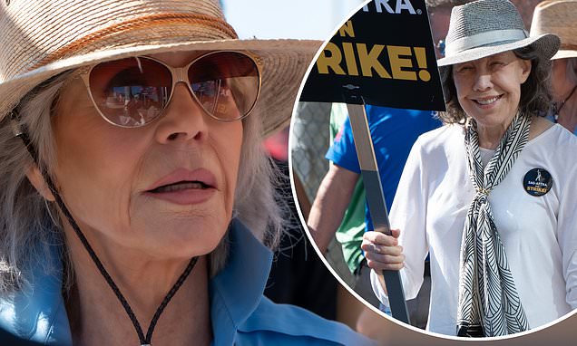 Jane Fonda and Lily Tomlin join Hollywood actors' strike