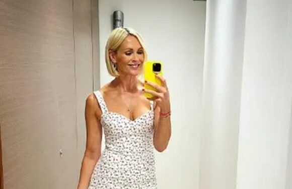 Jenni Falconer leaves fans swooning as she shows off 'red hot' figure in tiny minidress | The Sun