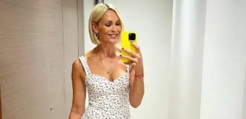 Jenni Falconer leaves fans swooning as she shows off 'red hot' figure in tiny minidress | The Sun