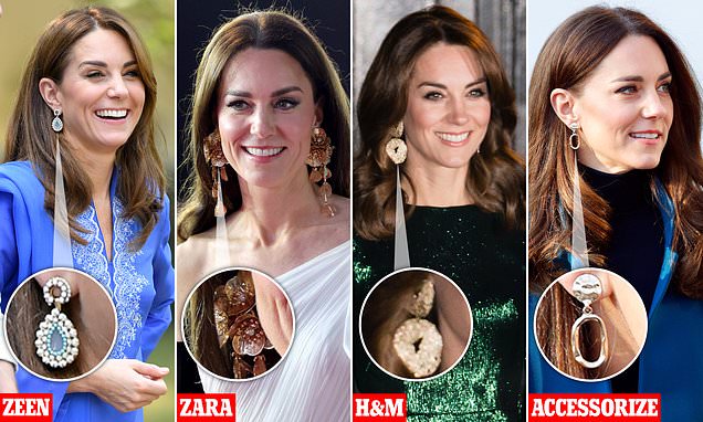 Kate Middleton loves budget jewellery that won't break the bank
