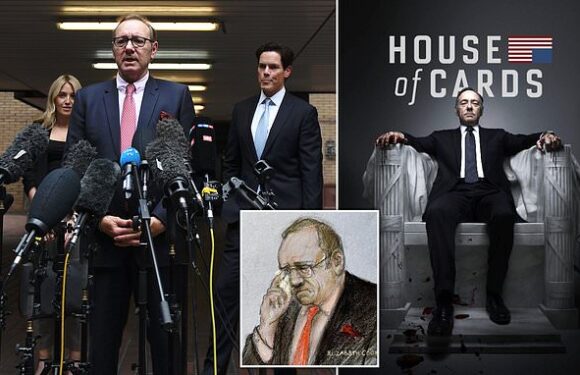 Kevin Spacey 'celebrates at private members club' after being cleared