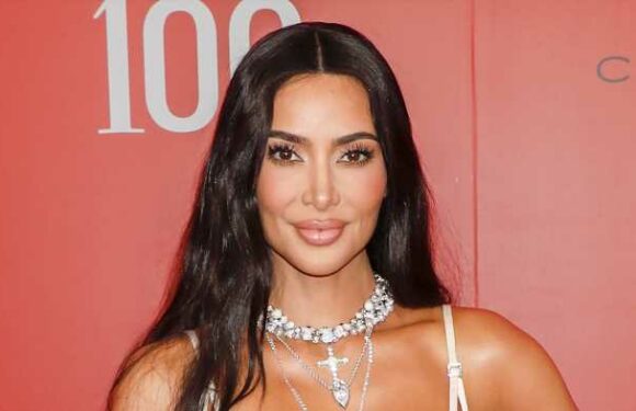 Kim Kardashian Goes Back to Blonde Hair for Alani Nutrition Ad