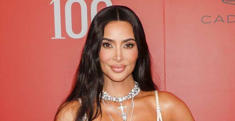 Kim Kardashian Goes Back to Blonde Hair for Alani Nutrition Ad