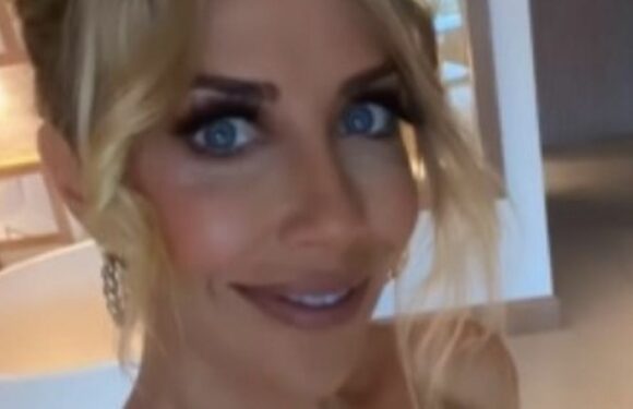 Laura Hamilton wows in skintight sparkly outfit as she promotes new dating show