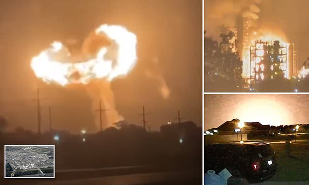 Louisiana chemical plant explodes into ball of fire