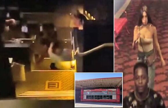 Man brutally attacked by couple at movie theater