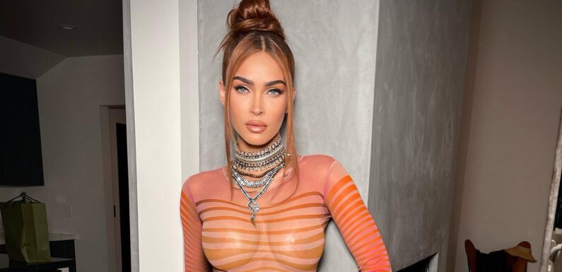 Megan Fox Shuts Down Trolls Before They Can Hate on Her Sheer Dress