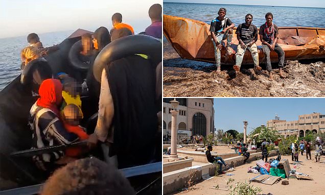 Migrants head to sea from Tunisia's beaches in death trap boats