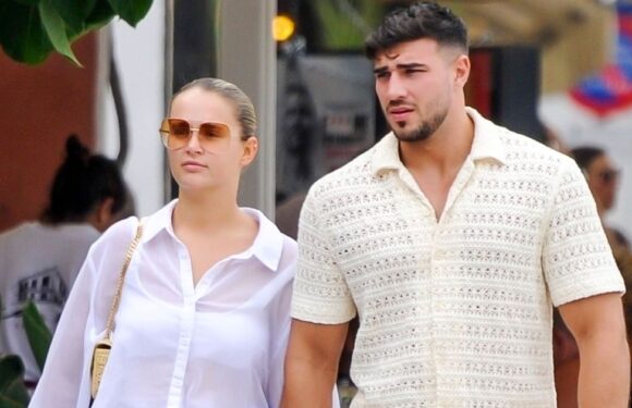 Molly-Mae flaunts huge diamond ring as she enjoys romantic day out with new fiancé Tommy