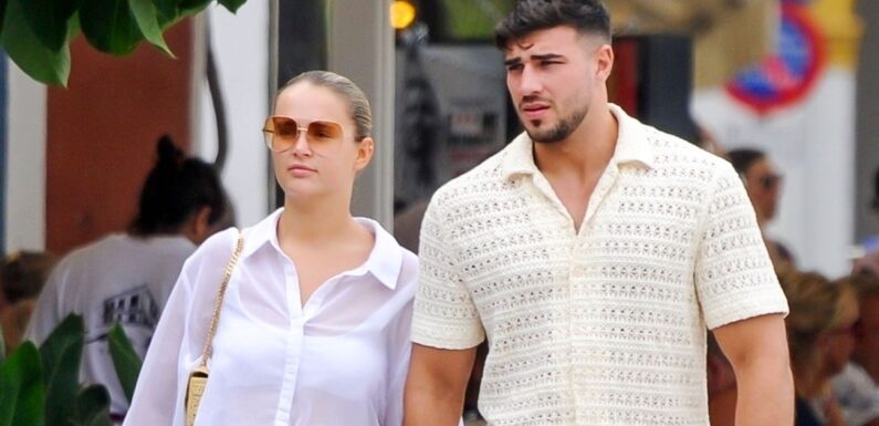 Molly-Mae flaunts huge diamond ring as she enjoys romantic day out with new fiancé Tommy