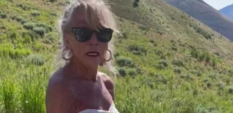 My gran is 72 but still rocks a strapless top and comes hiking with me – people say she’s ‘goals’ | The Sun