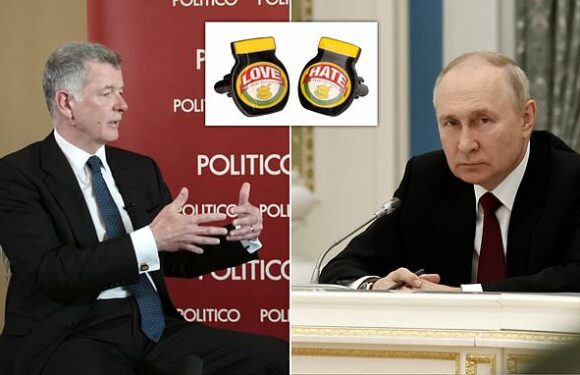 Pair of Marmite cuff links spotted on the head of MI6