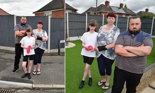 Parents made to tear down fence built to keep disabled daughter safe