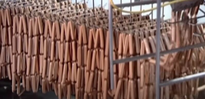 People are shocked after video reveals how hot dogs are made