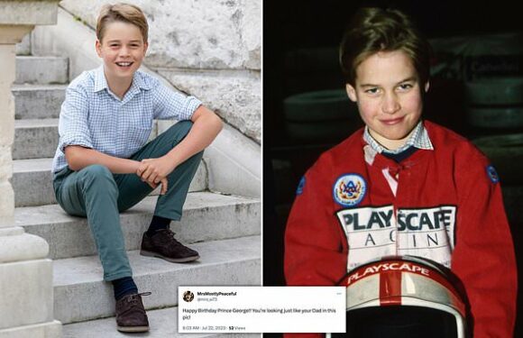 Prince George is the spitting image of his father