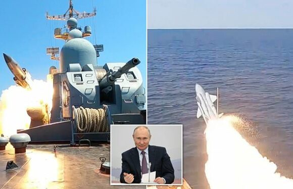 Putin holds cruise missile drills in Black Sea