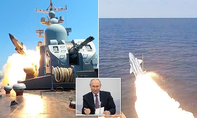 Putin holds cruise missile drills in Black Sea
