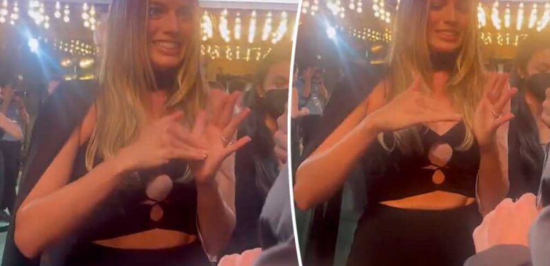 Resurfaced video of Margot Robbie doing sign language with deaf fan goes viral