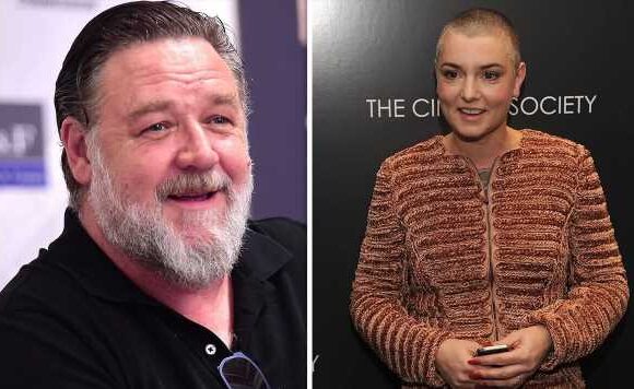 Russell Crowe’s chance encounter with ‘hero’ Sinead O’Connor has fans in tears