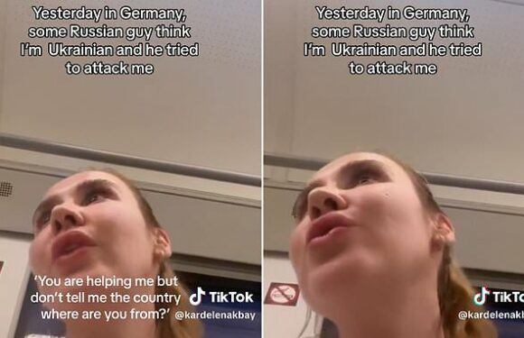 Russian man 'threatens to punch woman who he thought was Ukrainian'