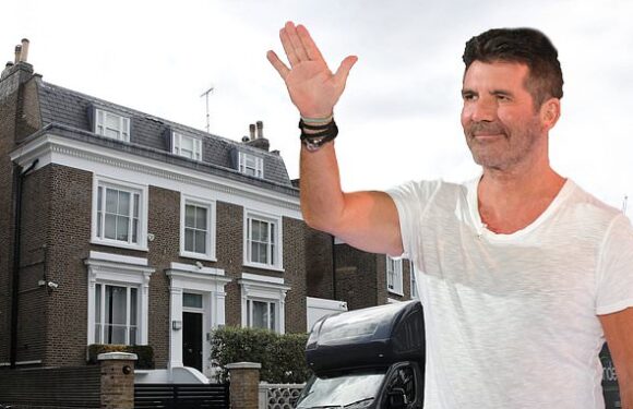 Simon Cowell leaves London as movers pack up his £45M mansion