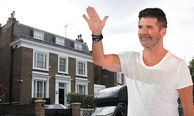 Simon Cowell leaves London as movers pack up his £45M mansion