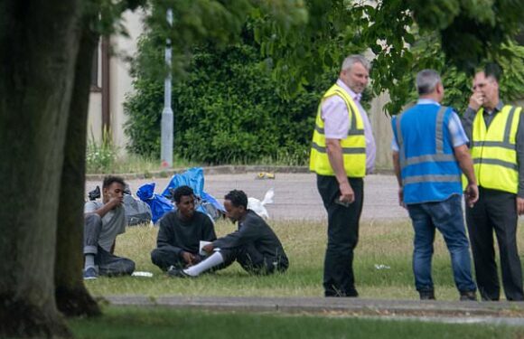 Stay away from playgrounds, men at asylum camp ordered