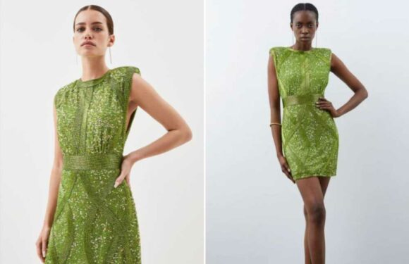 The viral Karen Millen dress spotted on Denise Van Outen and Liv Bentley has £103 off until Friday | The Sun