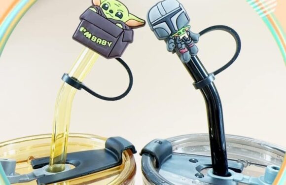 These 'Star Wars' Stanley Tumbler Straw Toppers Are the Cutest in the Galaxy – & You Can Get an 8-Piece Set for the Whole Fam at $10