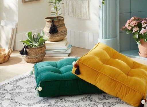 These Gorgeous Jewel-Toned Floor Pillows Are Just $15 at Target Right Now