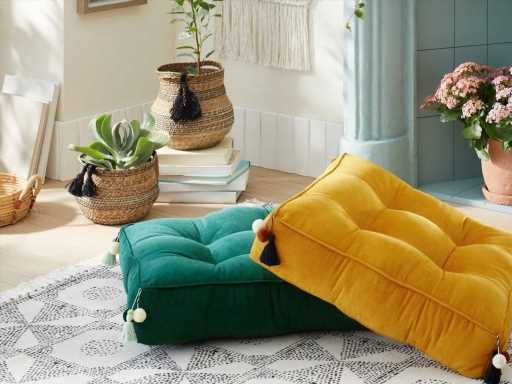These Gorgeous Jewel-Toned Floor Pillows Are Just $15 at Target Right Now