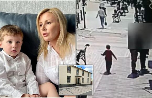 Toddler, three, runs to road after escaping from nursery playground