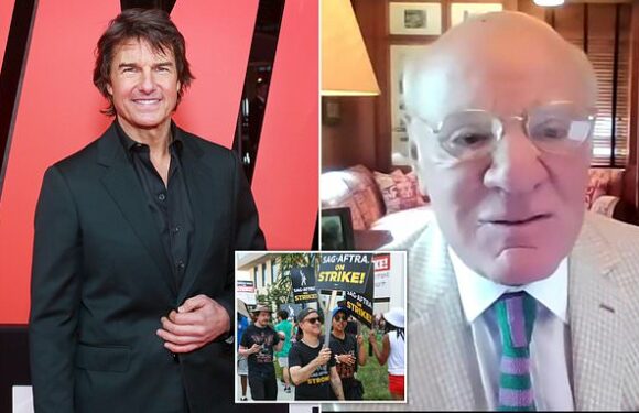 Tom Cruise rallies against AI while supporting striking actors union