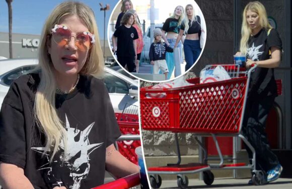 Tori Spelling defends staying in $100-per-night motel with kids amid mold infestation