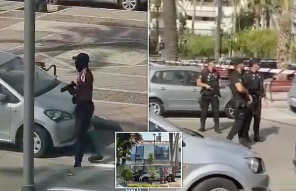 Tourists flee in terror as man opens fire at Costa Del Sol restaurant