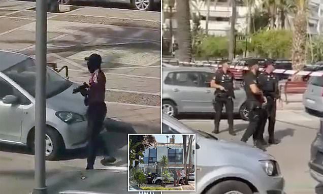 Tourists flee in terror as man opens fire at Costa Del Sol restaurant