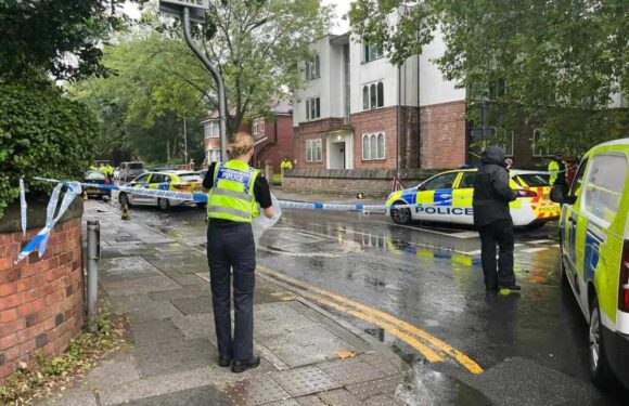 Two police officers stabbed in double attack in Manchester as man, 26, arrested | The Sun