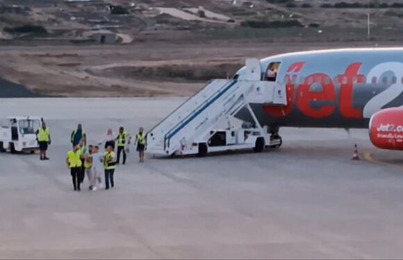 Unruly Jet2 passenger 'is tasered and dragged off flight'