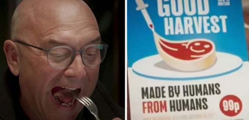 Viewers horrified as Gregg Wallace ‘eats human steak’ in Black Mirror-style doc