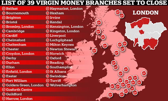 Virgin Money staff are left 'devastated' with 255 facing redundancy