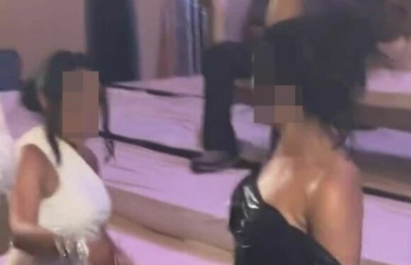 Wedding guest struts her stuff in sexy latex dress – and everyone is saying the same thing | The Sun