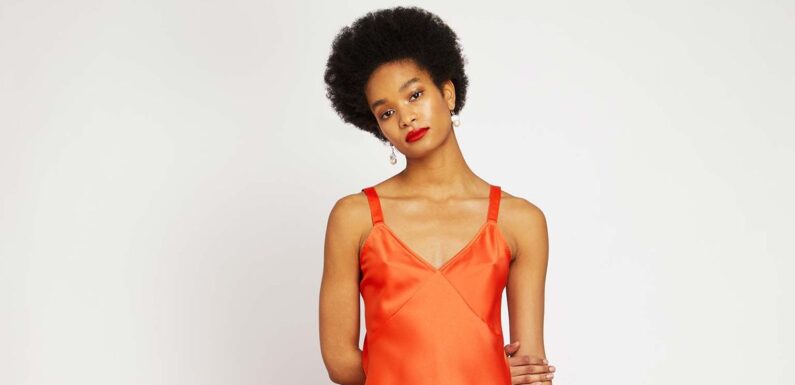 We’ve found the perfect £29 dupe for Ralph Lauren’s £549 orange satin midi dress
