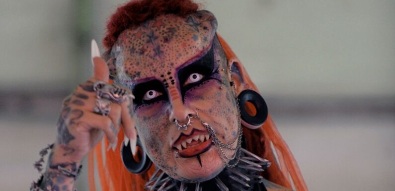 ‘Real-life vampire’ with 49 body modifications warns others about copying her