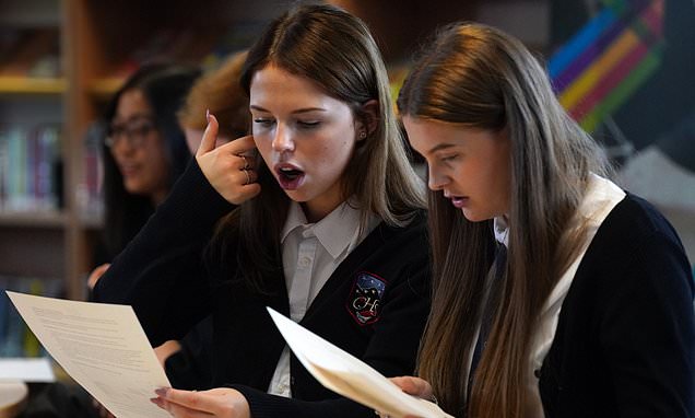 A Level grades take the biggest plunge on record