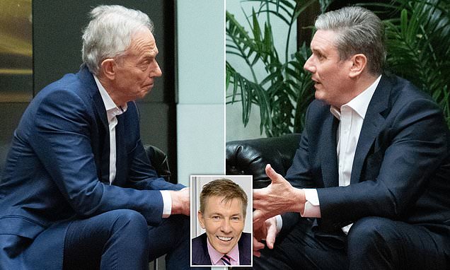 ANDREW PIERCE: Tony Blair prepares to be back-seat driver to Starmer