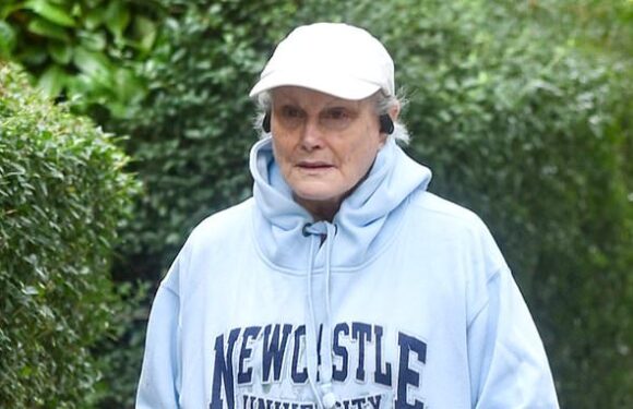 Angela Rippon, 78, speed walks near her London home ahead of Strictly
