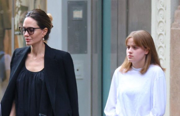 Angelina Jolie steps out with new assistant and youngest daughter Vivienne, 15
