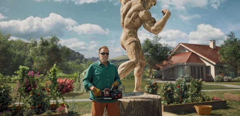 Arnold Schwarzenegger in television ad for discount supermarket Lidl