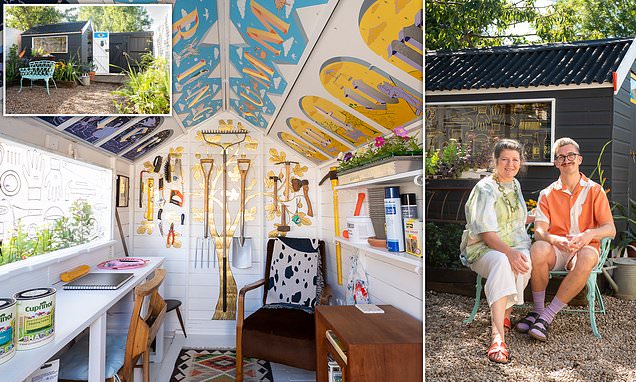 Artist's 'Frankenshed' hut built from old timber wins shed of year